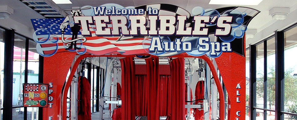 Sign Companies Las Vegas Terribles Car Wash Design Sample