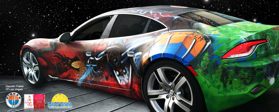 Custom Artistic Vehicle Wrap for Gaudin Las Vegas