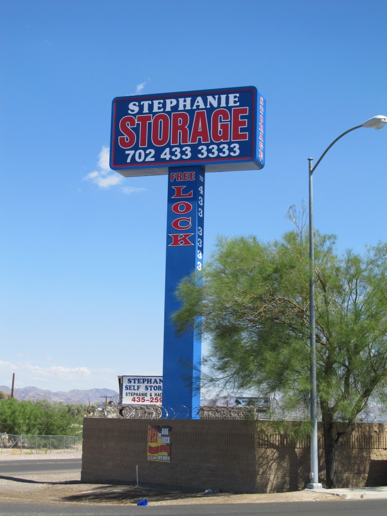 Stephanie Storage 50' Pole Sign - Patrick's Signs, Inc.